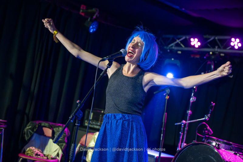 Electrik Girl peforming on the fourth day of Twinfest at at The Black Prince in Northampton on Sunday, July 30