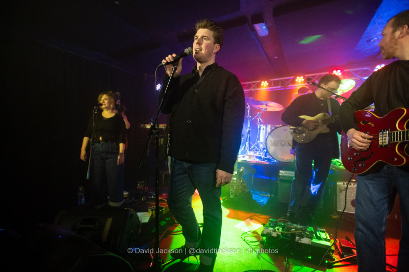 Woahgetter on stage at The Black Prince in Northampton on Thursday, February 29, 2024. Photo by David Jackson.