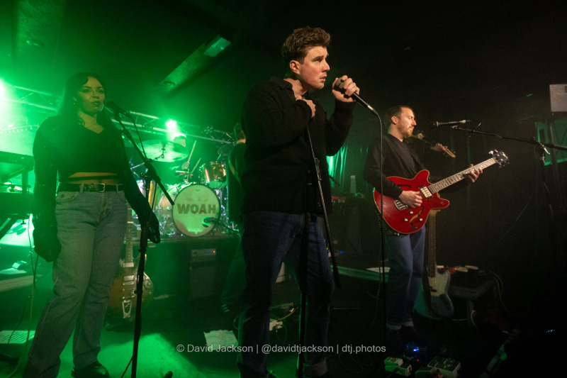 Woahgetter on stage at The Black Prince in Northampton on Thursday, February 29, 2024. Photo by David Jackson.
