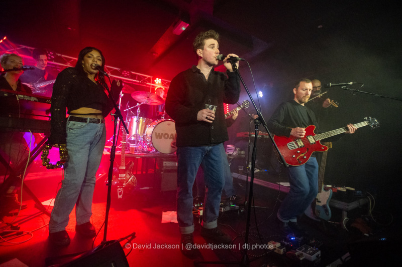 Woahgetter on stage at The Black Prince in Northampton on Thursday, February 29, 2024. Photo by David Jackson.