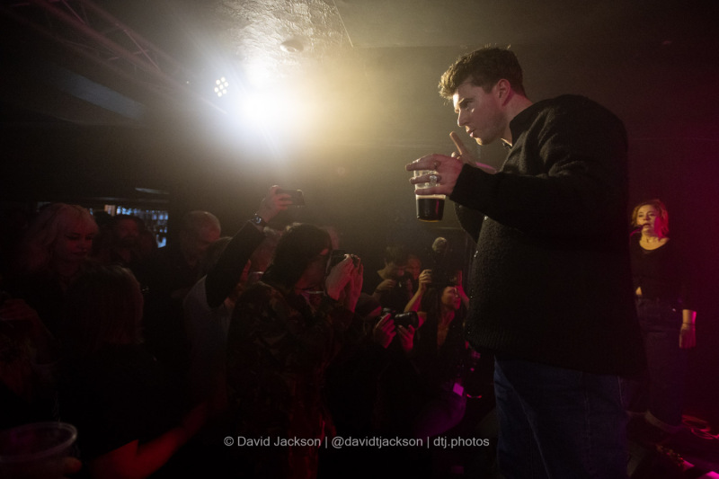 Woahgetter on stage at The Black Prince in Northampton on Thursday, February 29, 2024. Photo by David Jackson.