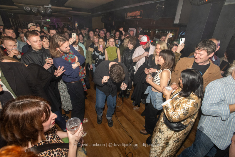 Woahgetter on stage at The Black Prince in Northampton on Thursday, February 29, 2024. Photo by David Jackson.
