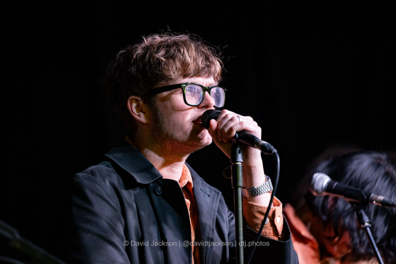 Yard Act on stage at the HMV Vault, Dale End, Birmingham, on Wednesday, March 6, 2024. One of a series of ‘instore’ gigs to promote new album Where’s My Utopia?