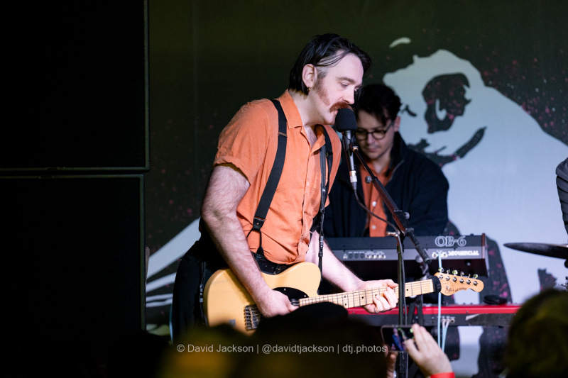 Yard Act on stage at the HMV Vault, Dale End, Birmingham, on Wednesday, March 6, 2024. One of a series of ‘instore’ gigs to promote new album Where’s My Utopia?