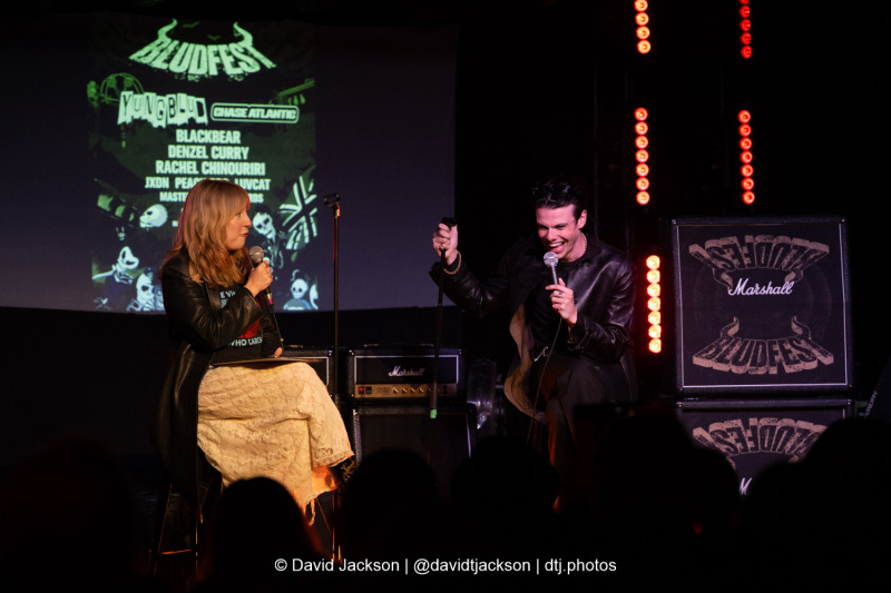 Yungblud taking part in a Bludfest Q&A at the Craufurd Arms in Milton Keynes on Tuesday, May 27. Photo by David Jackson.