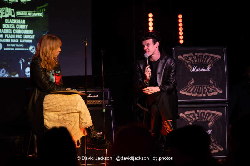 Yungblud taking part in a Bludfest Q&A at the Craufurd Arms in Milton Keynes on Tuesday, May 27. Photo by David Jackson.