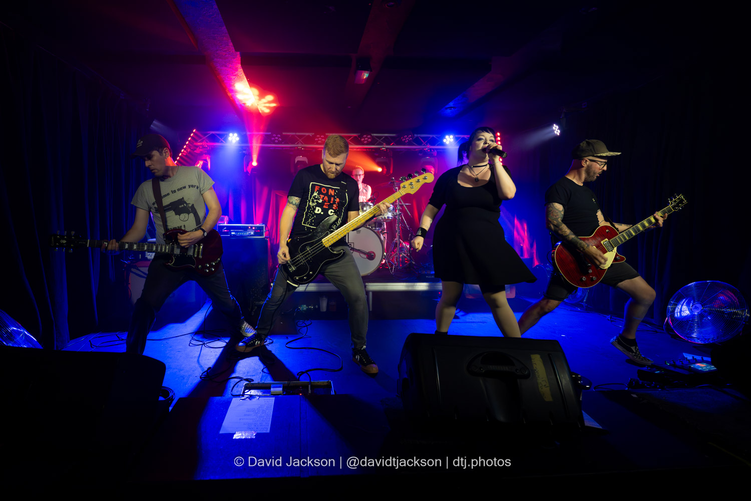 Defenestration on stage at The Black Prince in Northampton on Friday, August 17, 2024. Photo by David Jackson.