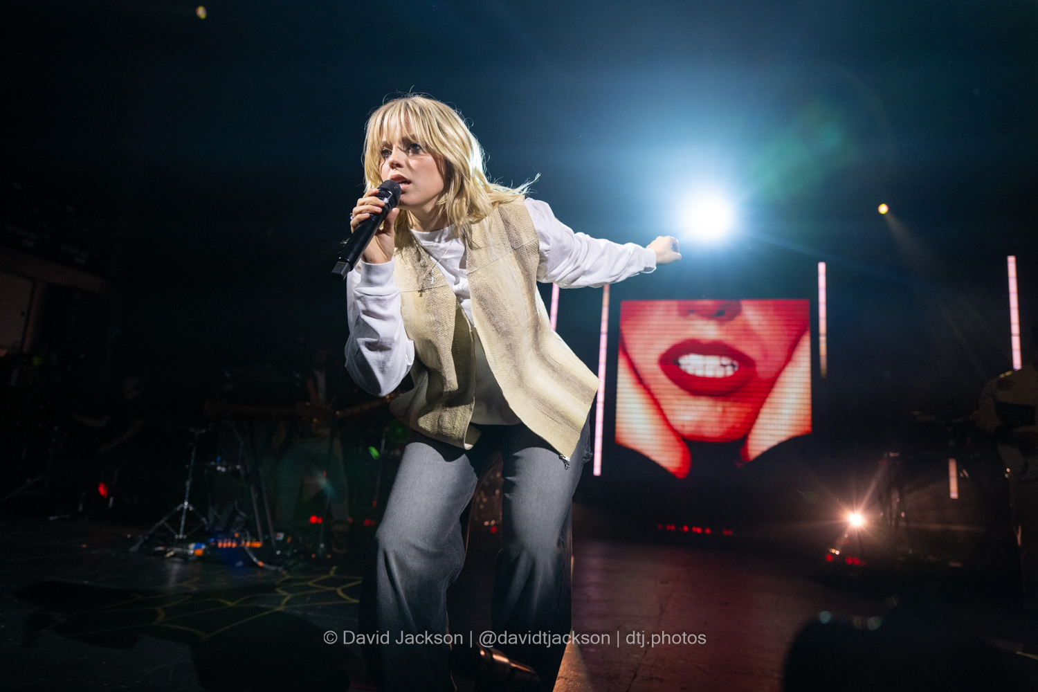 Reneé Rapp on stage at the O2 Academy, Birmingham, on Wednesday, February 28. Photo by David Jackson