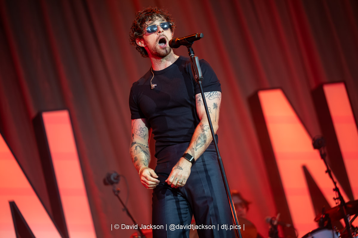 Tom Grennan headlining the third day of the Bedford Summer Sessions at Bedford Park on Saturday, July 4, 2026. Photo by David Jackson.