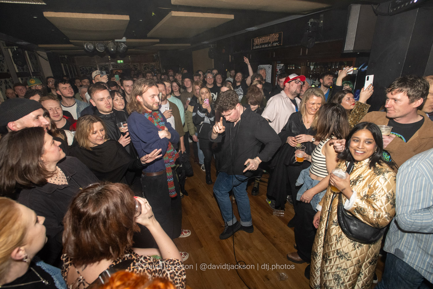 Woahgetter on stage at The Black Prince in Northampton on Thursday, February 29, 2024. Photo by David Jackson.