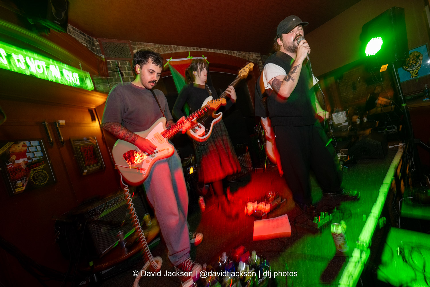 Bloody / Bath on stage at The Garibaldi Hotel in Northampton on Saturday, September 13, 2025. Photo by David Jackson.
