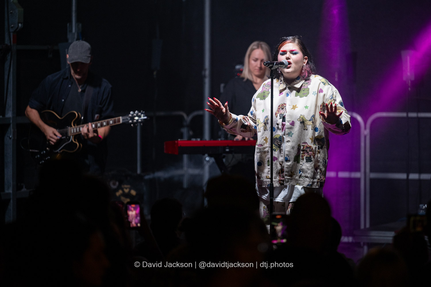 Mae Stephens headlining the Main Stage of the Northampton Music Festival on Sunday, September 8, 2024. Photo by David Jackson.