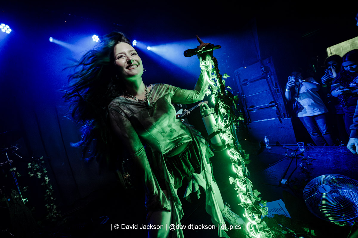 Au/Ra on stage at the Hare & Hounds in Birmingham on Sunday, May 10, 2026. Photo by David Jackson.