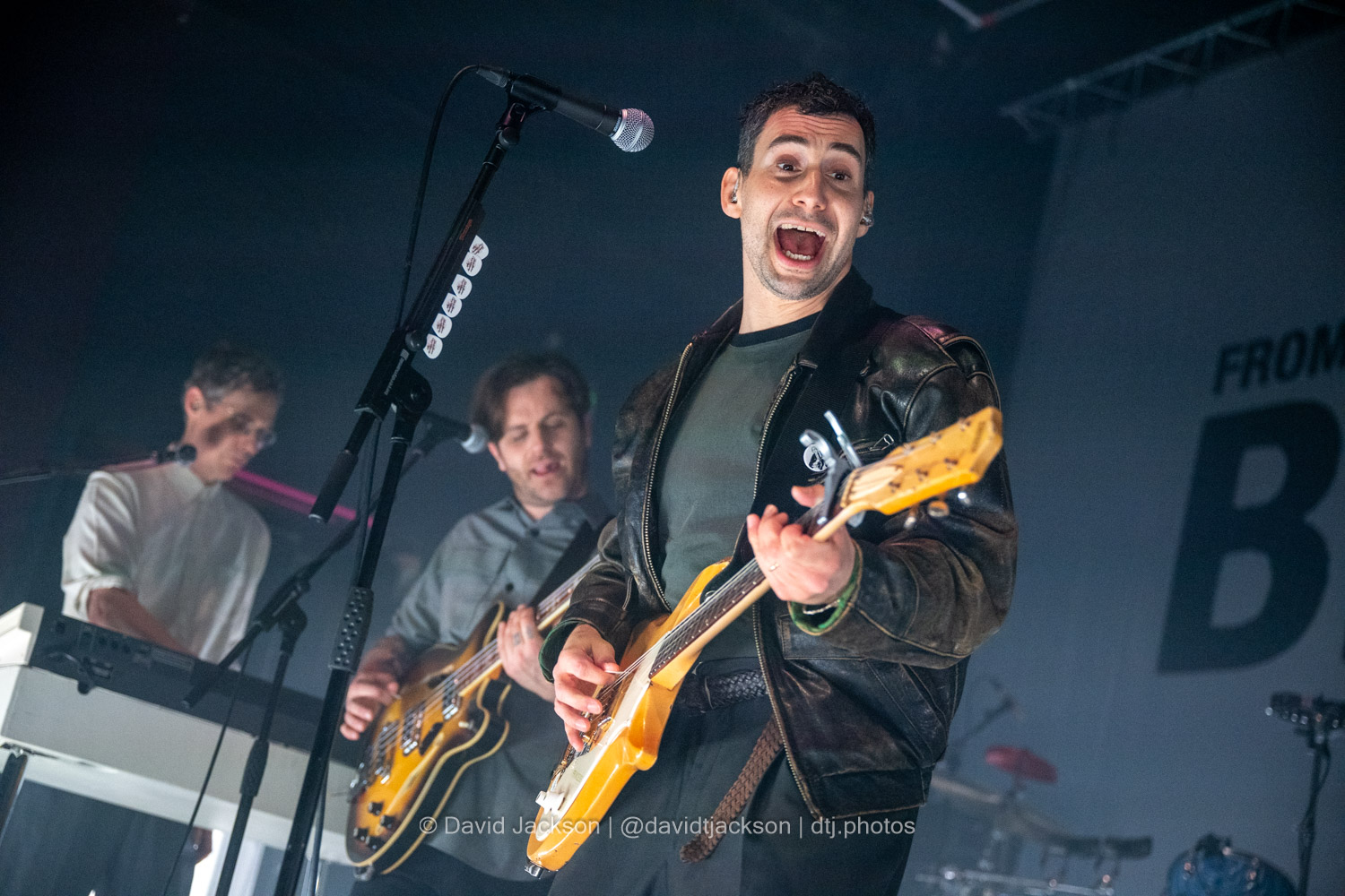 Bleachers on stage at the O2 Institute in Birmingham on Saturday, March 23, 2024. Photo by David Jackson.