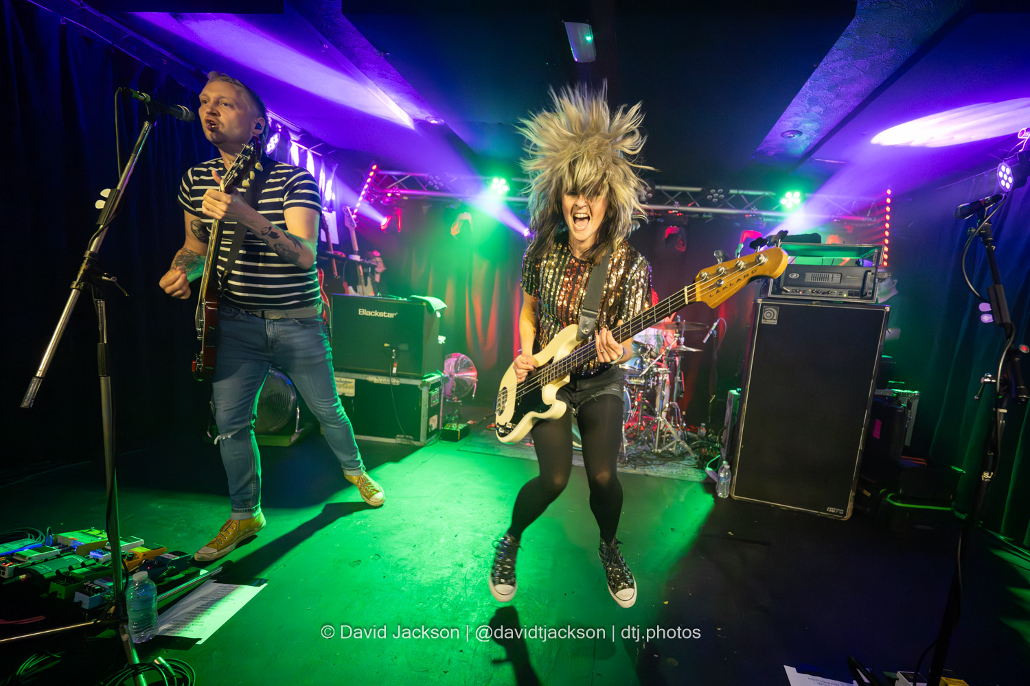 The Subways on stage at The Black Prince in Northampton on Tuesday, October 1, 2024. Photo by David Jackson.