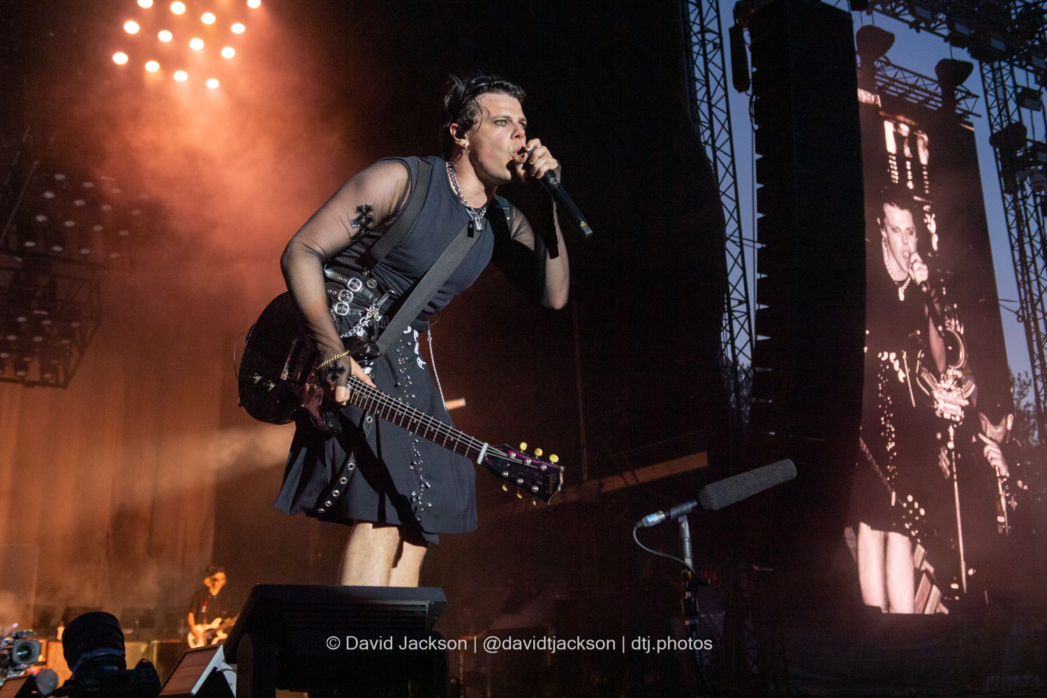 Yungblud on stage at Bludfest at The National Bowl, Milton Keynes on Sunday, August 12, 2024. Photo by David Jackson