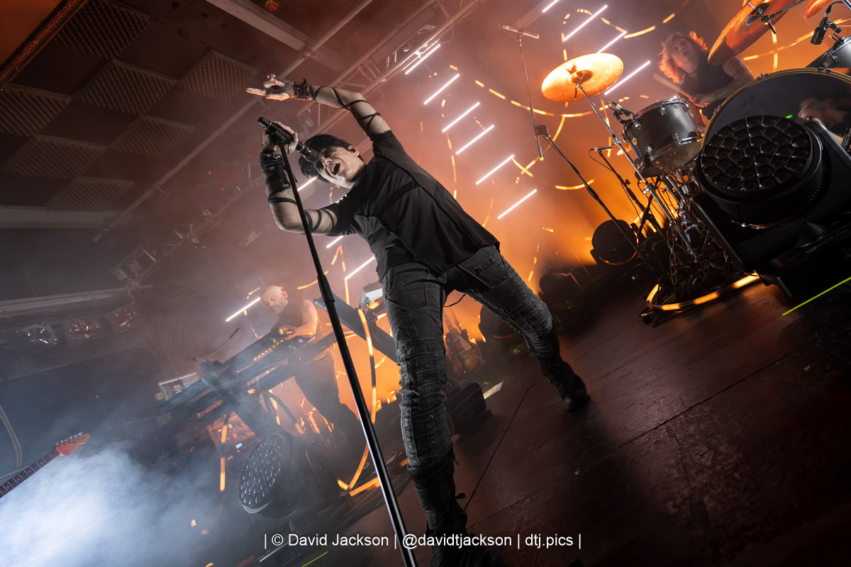Gary Numan on stage at the Roadmender in Northampton on Tuesday, August 4, 2026. Photo by David Jackson.