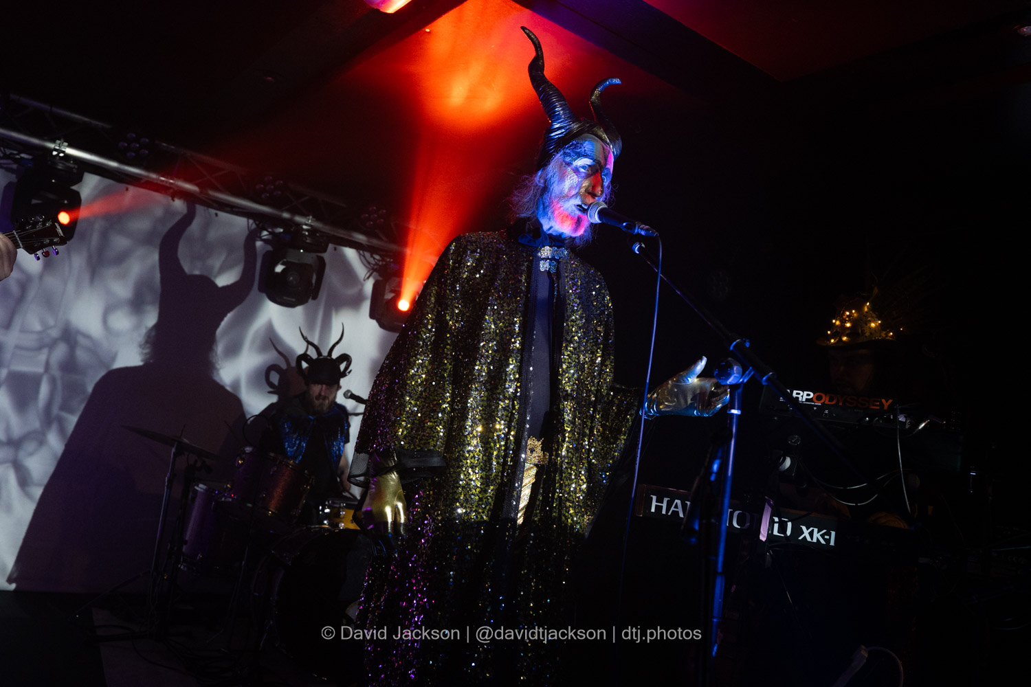 The Crazy World Of Arthur Brown on stage at The Black Prince in Northampton on Friday, April 12. Photo by David Jackson.