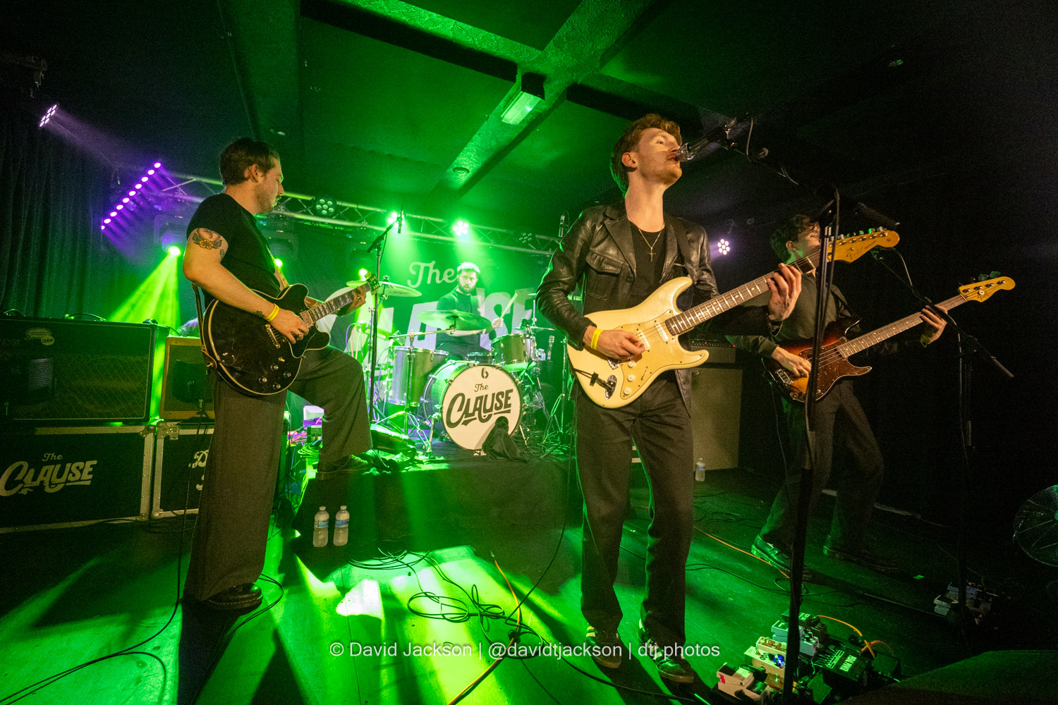 The Clause on stage at The Black Prince in Northampton Wednesday, January, 29. Photo by David Jackson.