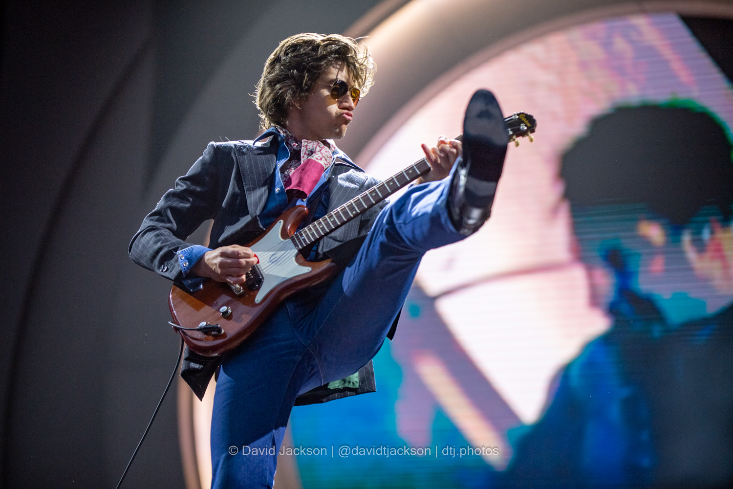 Arctic Monkeys on stage at the Coventry Building Society Arena in Coventry on Wednesday, May 31, 2023. Photo by David Jackson.