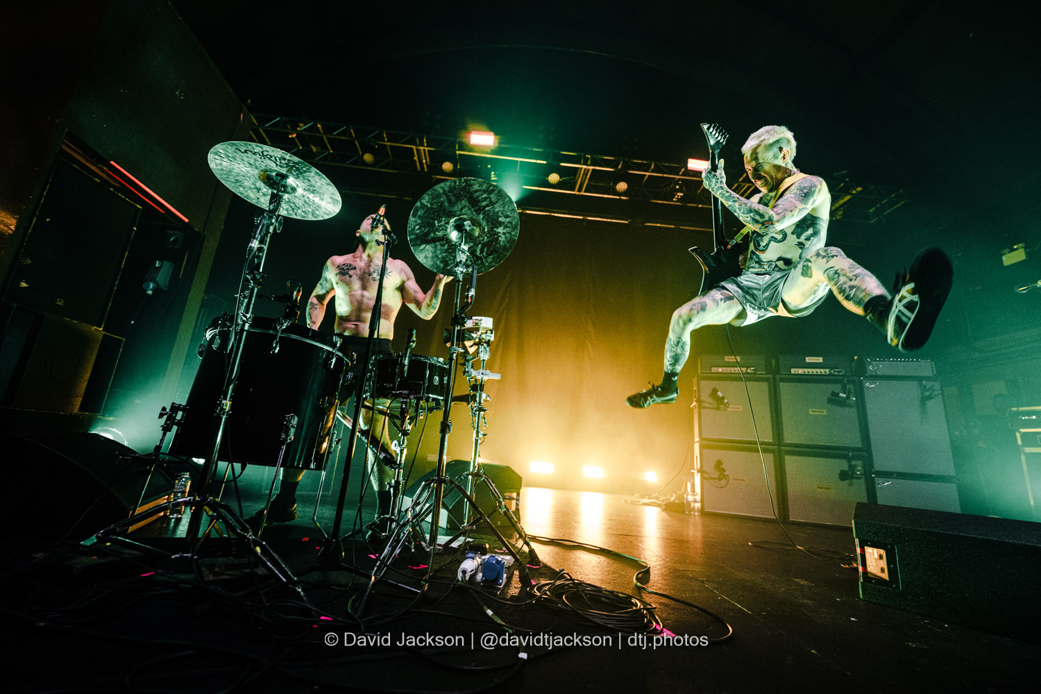 Soft Play on stage at the O2 Institute in Birmingham on Friday, October 18, 2024. Photo by David Jackson.