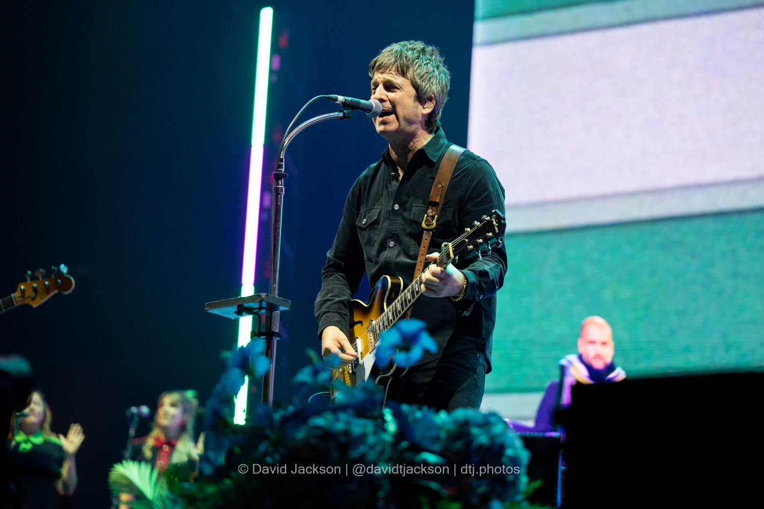 Noel Gallagher on stage at the Utilita Arena in Birmingham on Friday, December 15. Photo by David Jackson.