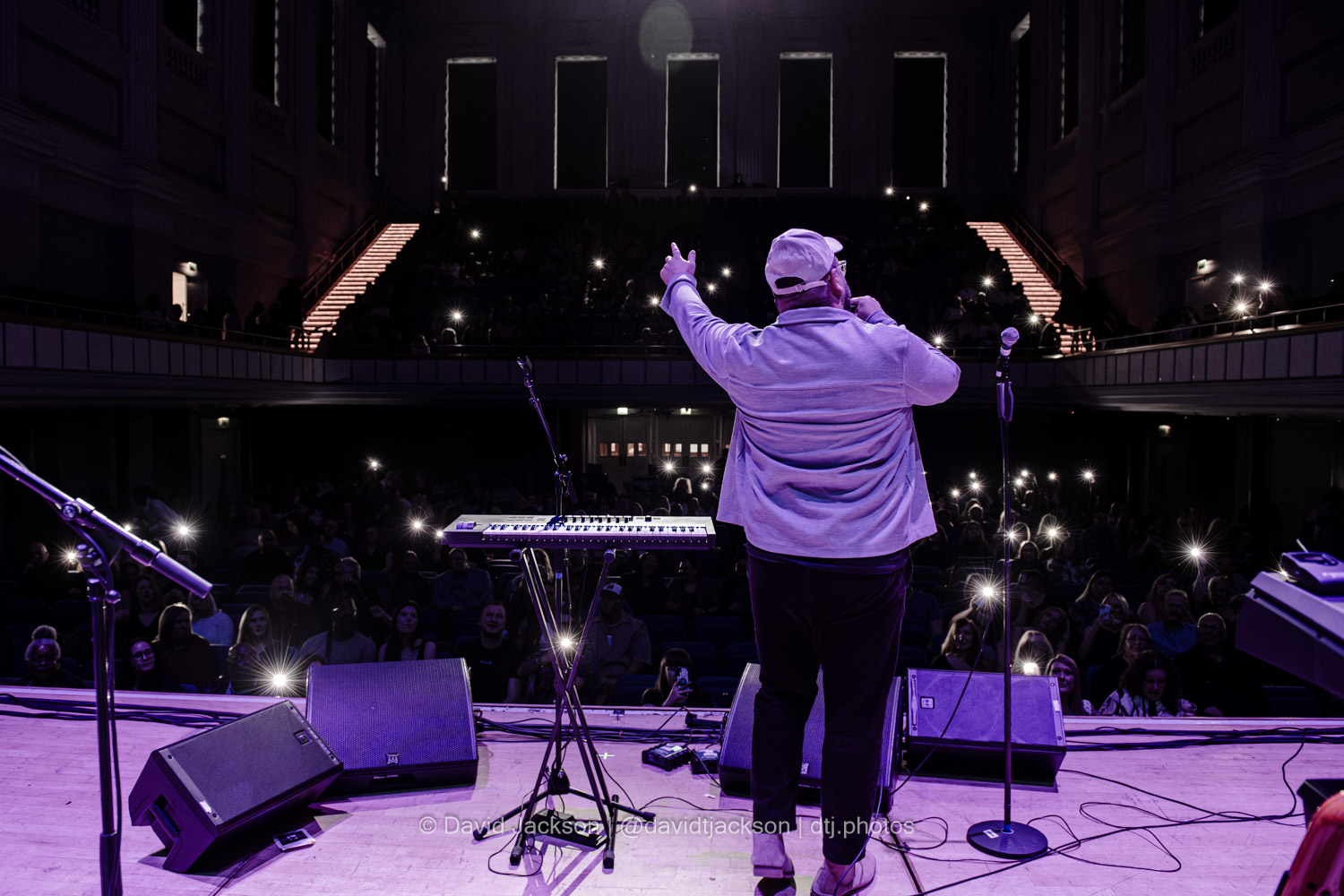 Maddox Jones on stage at the Town Hall in Birmingham on Sunday, April 14, 2023. Photo by David Jackson.