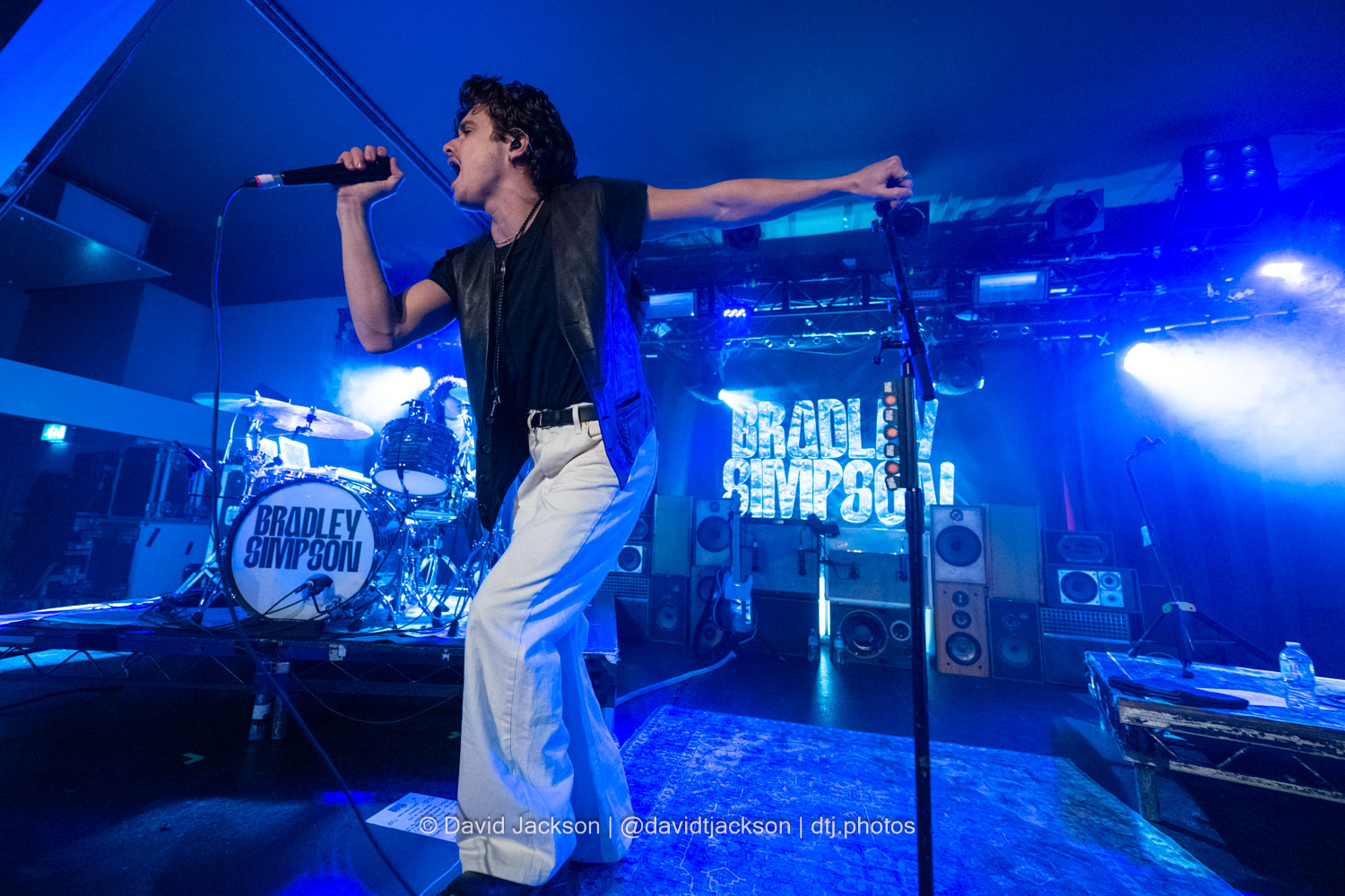 Bradley Simpson on stage at the O2 Institute 2 in Birmingham on Friday, November 8, 2024. Photo by David Jackson.