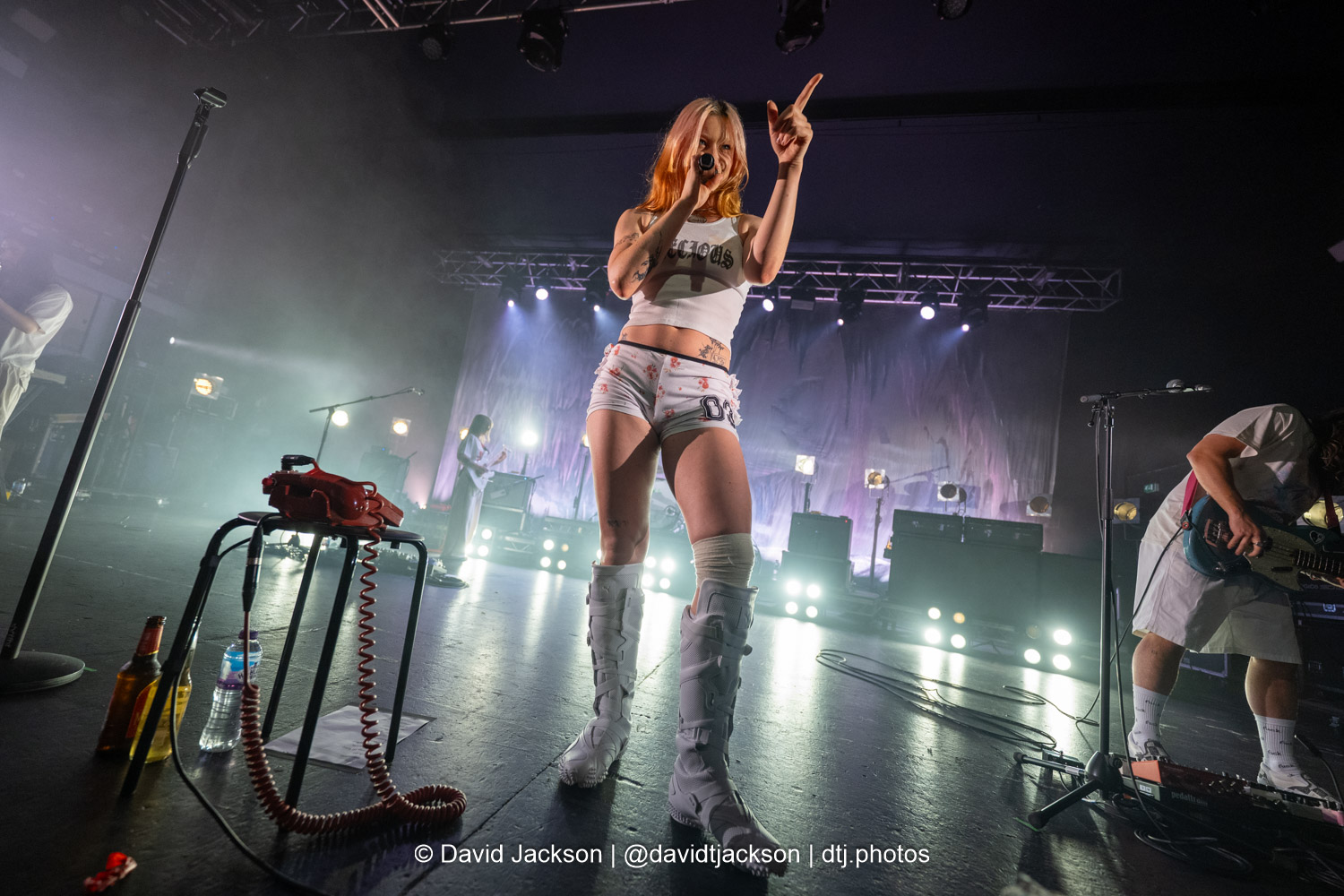 Wet Leg on stage at the O2 Academy in Birmingham on Wednesday, May 21, 2025. Photo by David Jackson.