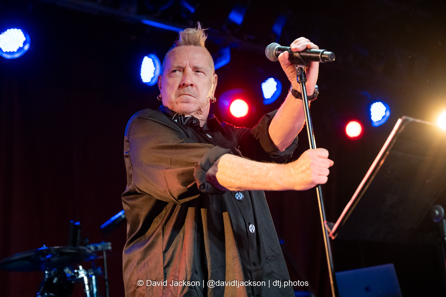 Public Image Ltd on stage at the Roadmender in Northampton on Sunday, July 27, 2025. Photo by David Jackson.