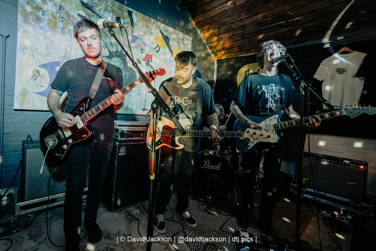 Glimmer on stage at Abington Groove Records, Northampton, on Friday, July 17, 2026. Photo by David Jackson.